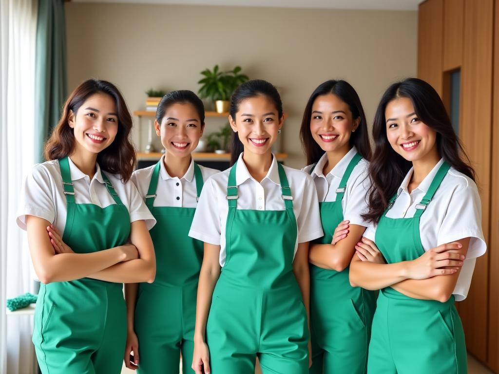 Professional cleaning team and experts at Crafted Home Singapore